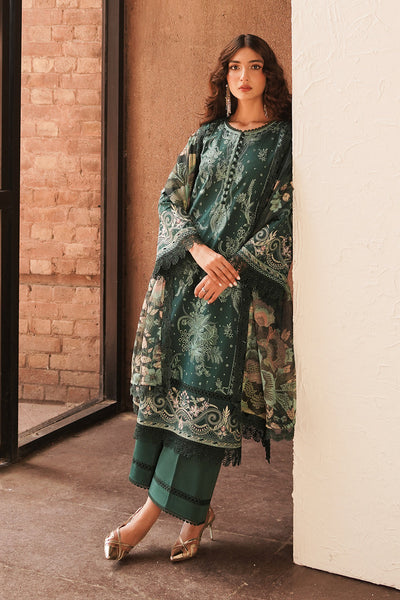 Afrozeh Chikankari Lawn || Viridian