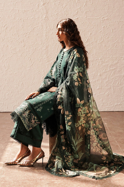 Afrozeh Chikankari Lawn || Viridian