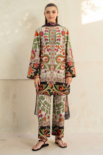 Unstitched Digital Printed Lawn