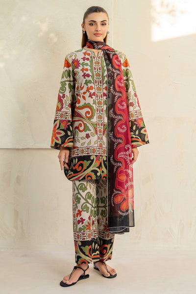 Unstitched Digital Printed Lawn