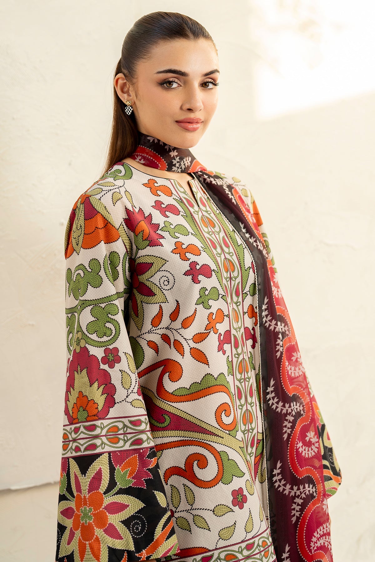 Unstitched Digital Printed Lawn