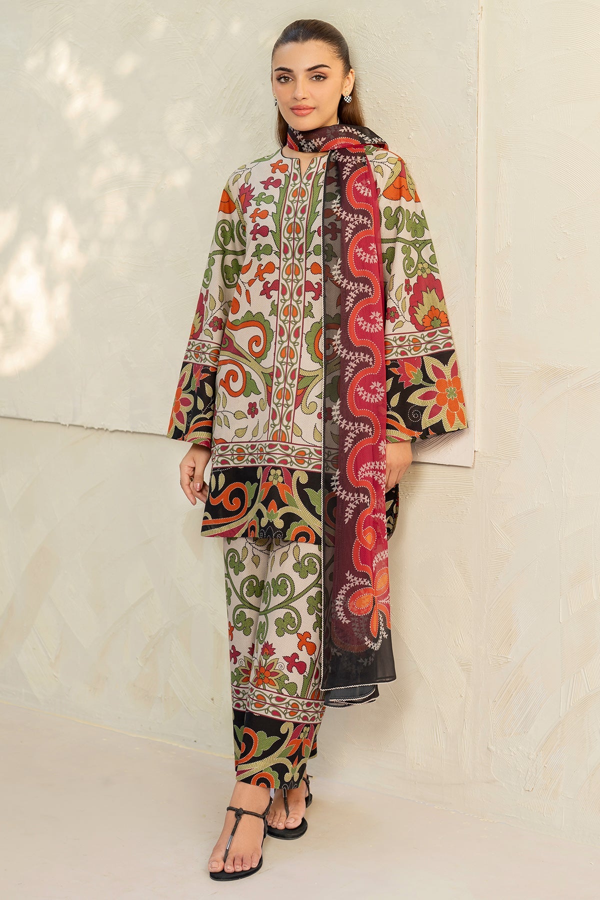Unstitched Digital Printed Lawn