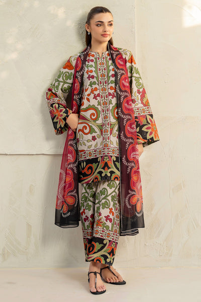 Unstitched Digital Printed Lawn