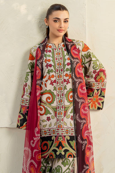 Unstitched Digital Printed Lawn