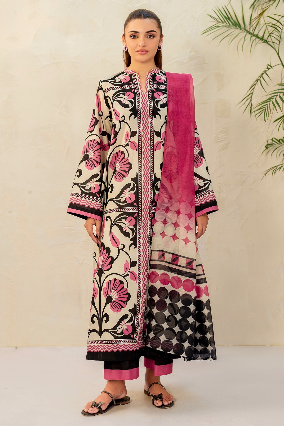 Unstitched Digital Printed Lawn