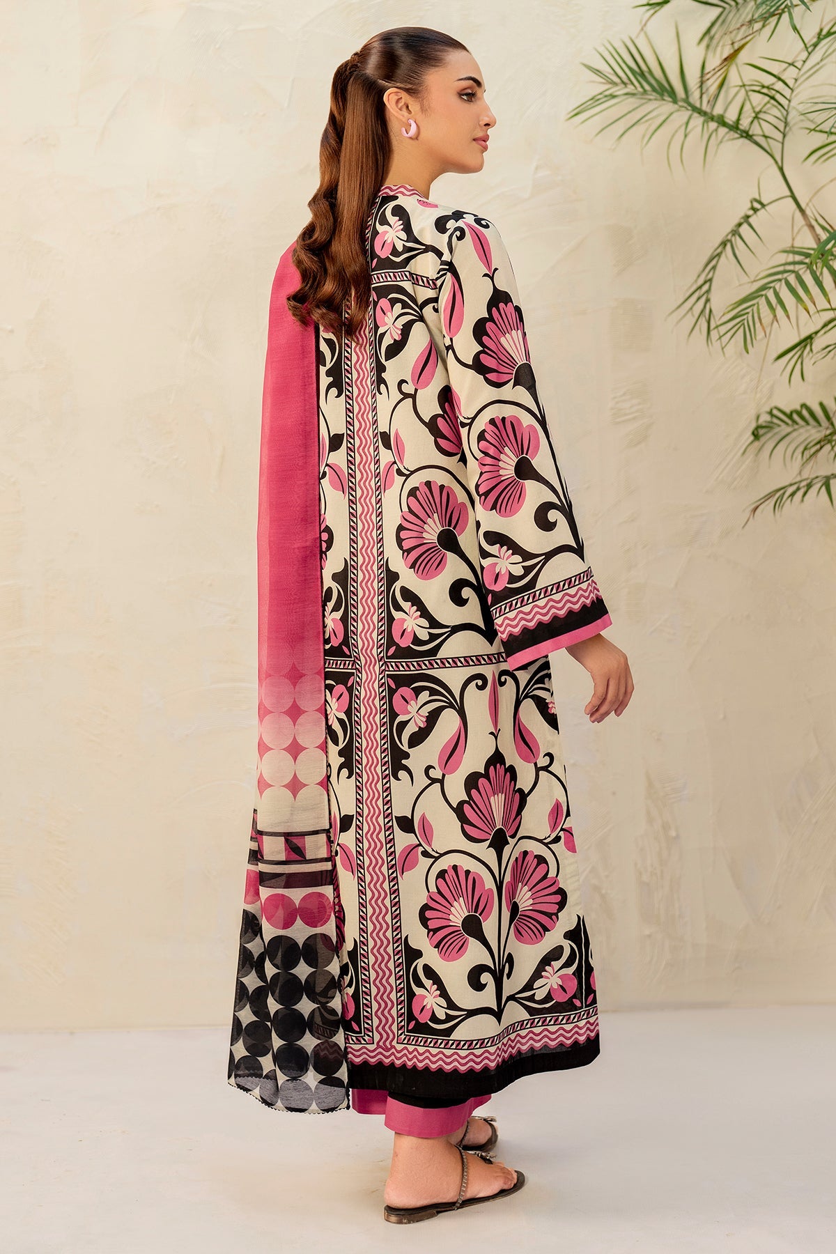 Unstitched Digital Printed Lawn