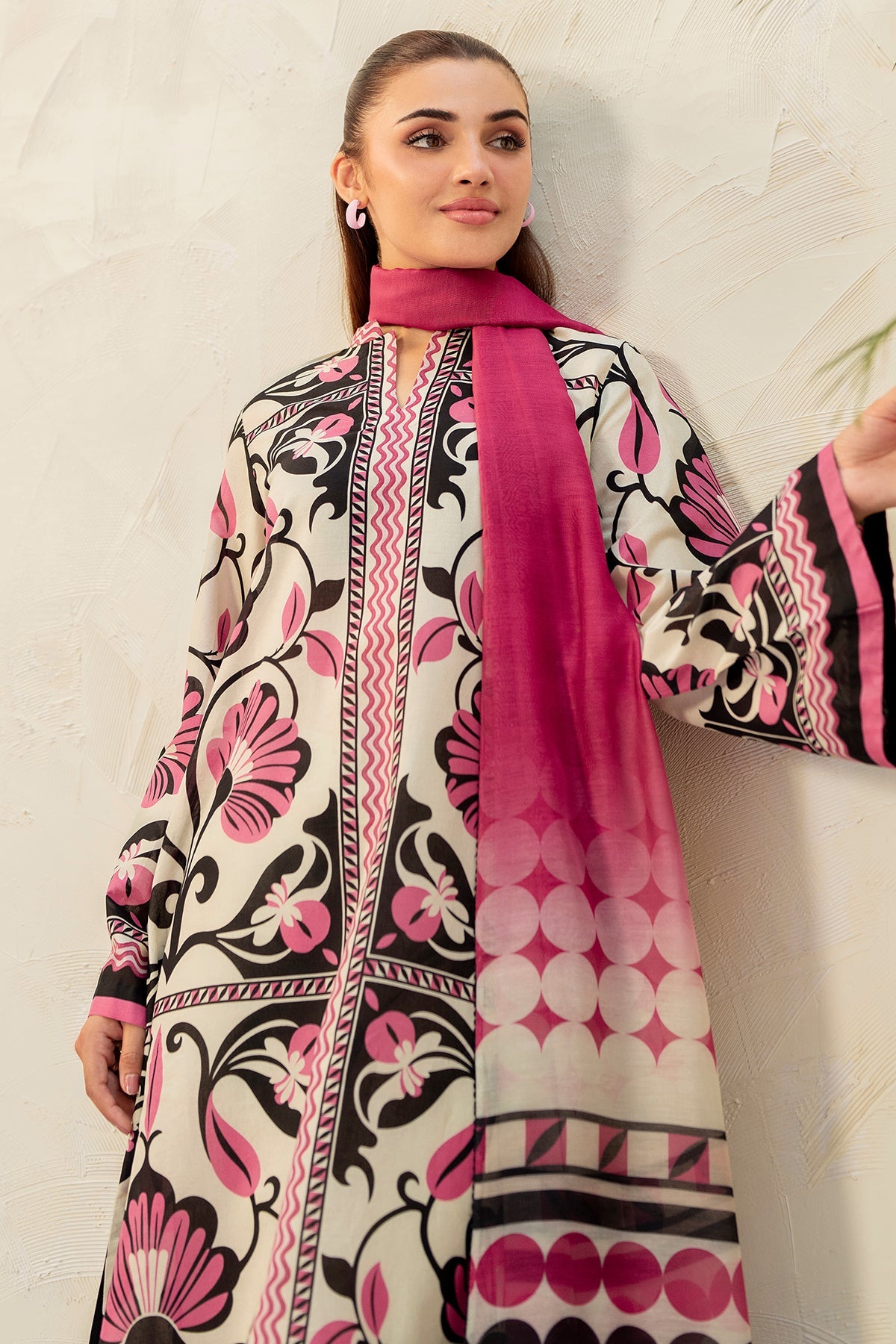 Unstitched Digital Printed Lawn