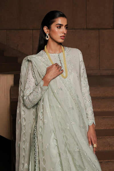 Afrozeh Chikankari Lawn || Celadon