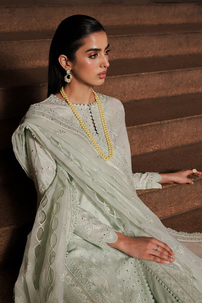 Afrozeh Chikankari Lawn || Celadon