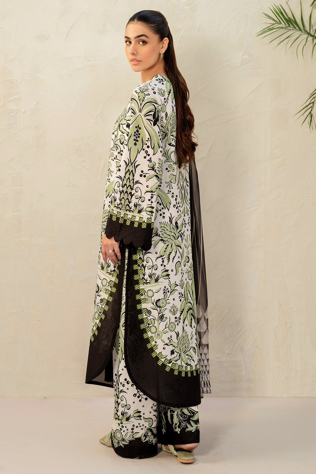 Unstitched Digital Printed Lawn