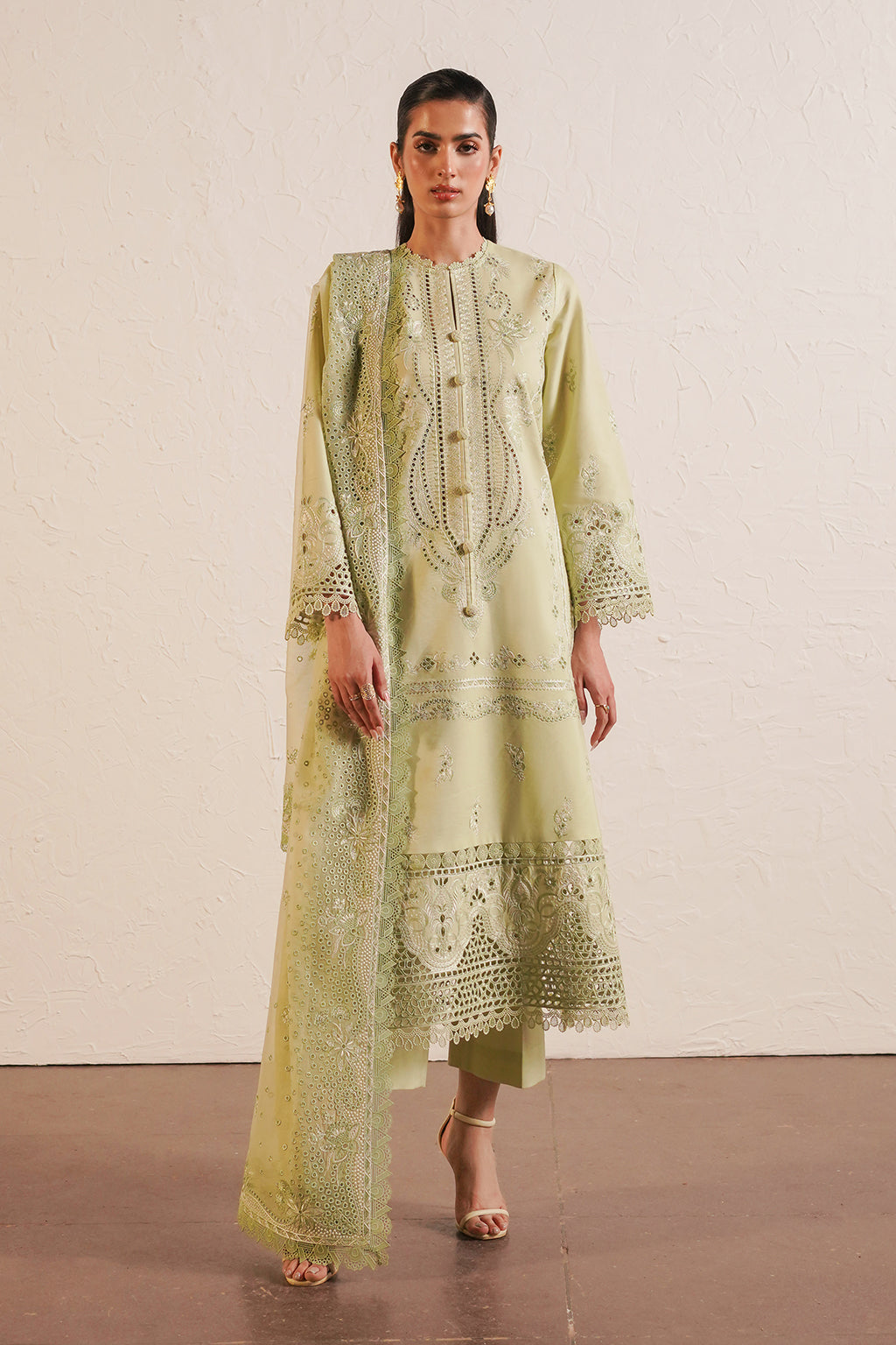 Afrozeh Chikankari Lawn || Kelly