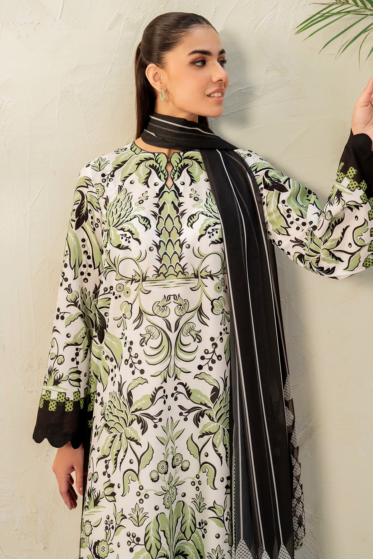 Unstitched Digital Printed Lawn