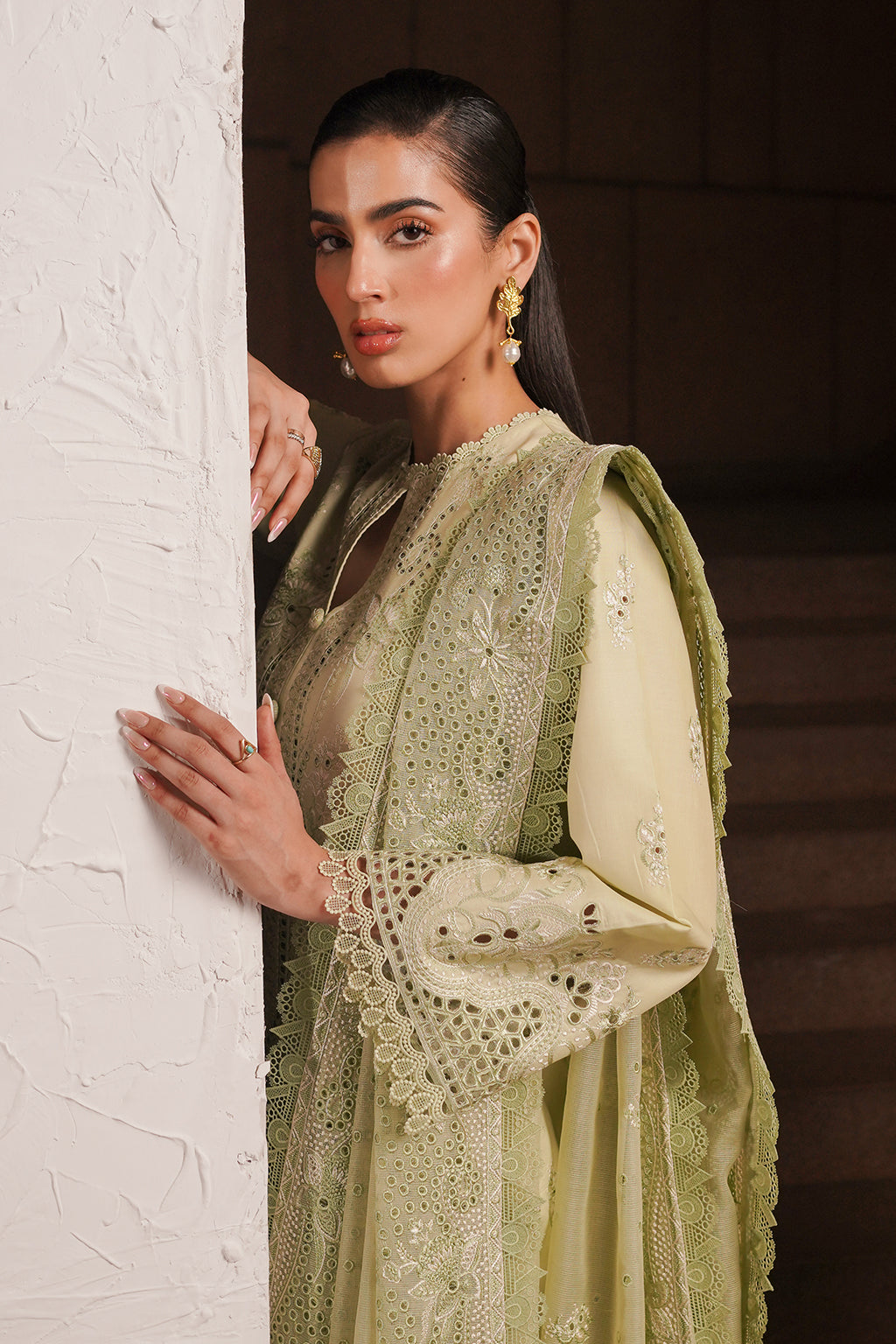 Afrozeh Chikankari Lawn || Kelly