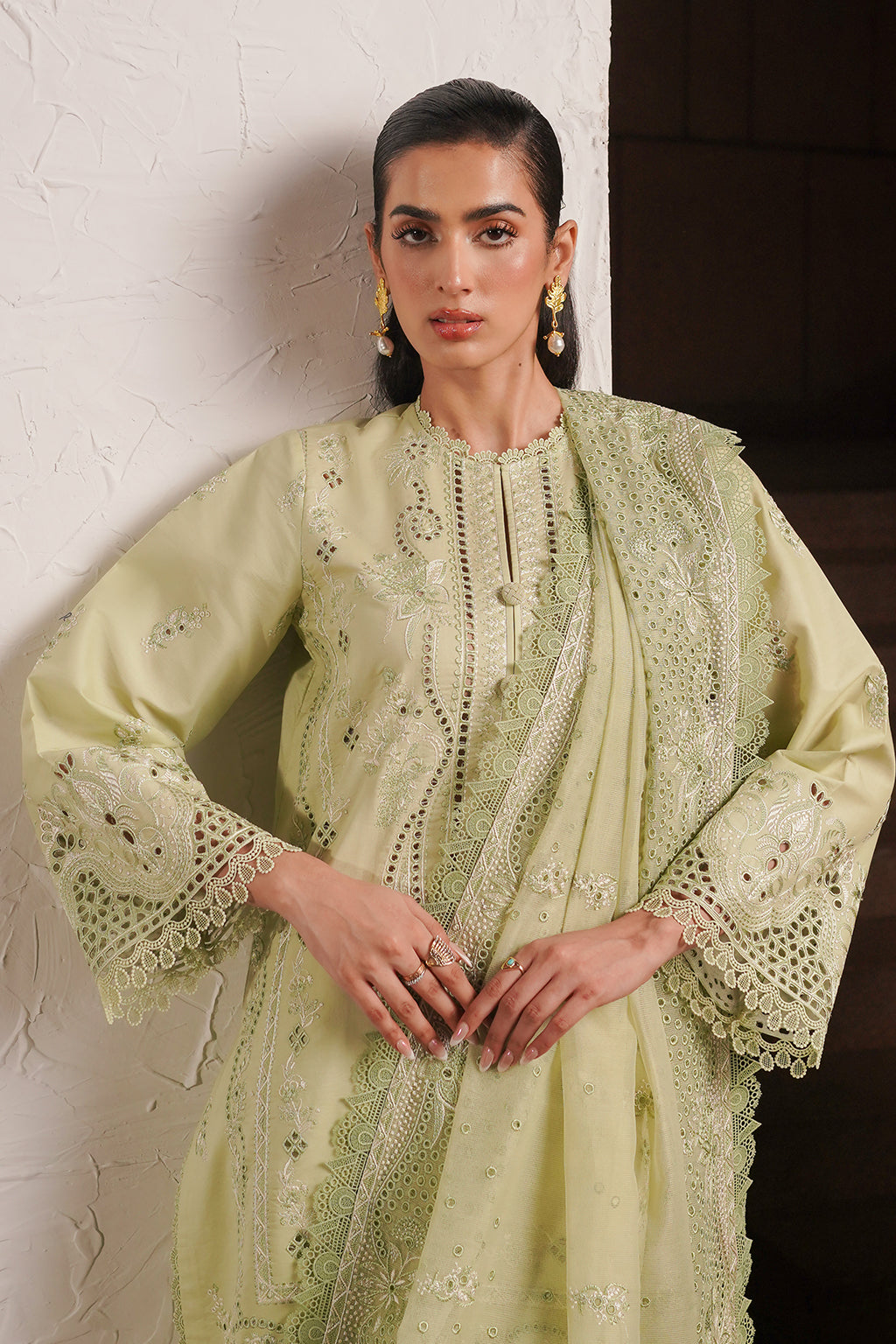 Afrozeh Chikankari Lawn || Kelly