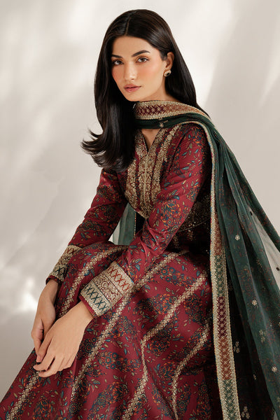 Embroidered Raw Silk