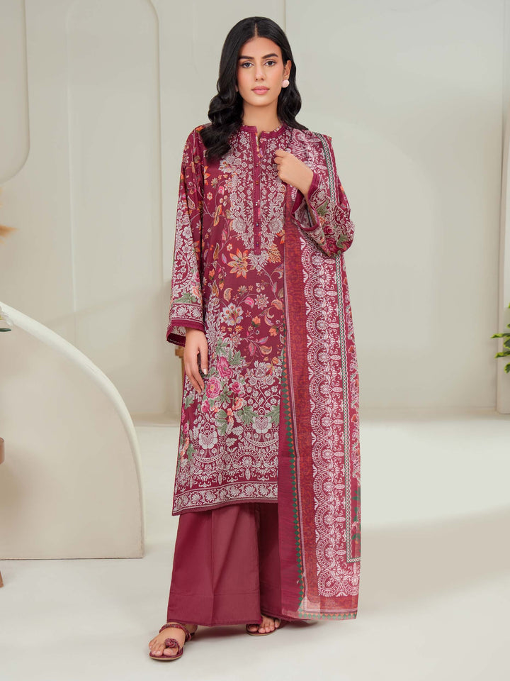 3 Piece Lawn Suit-Printed (Unstitched)