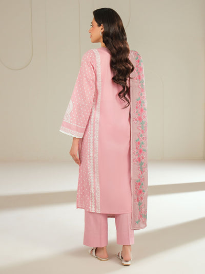 3 Piece Cambric Suit-Paste Print (Unstitched)