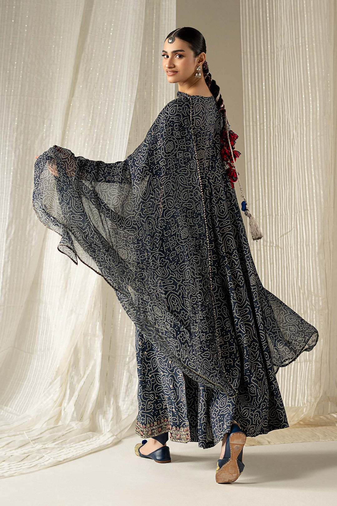 3 Piece Embroidered Raw Silk Ready Suit