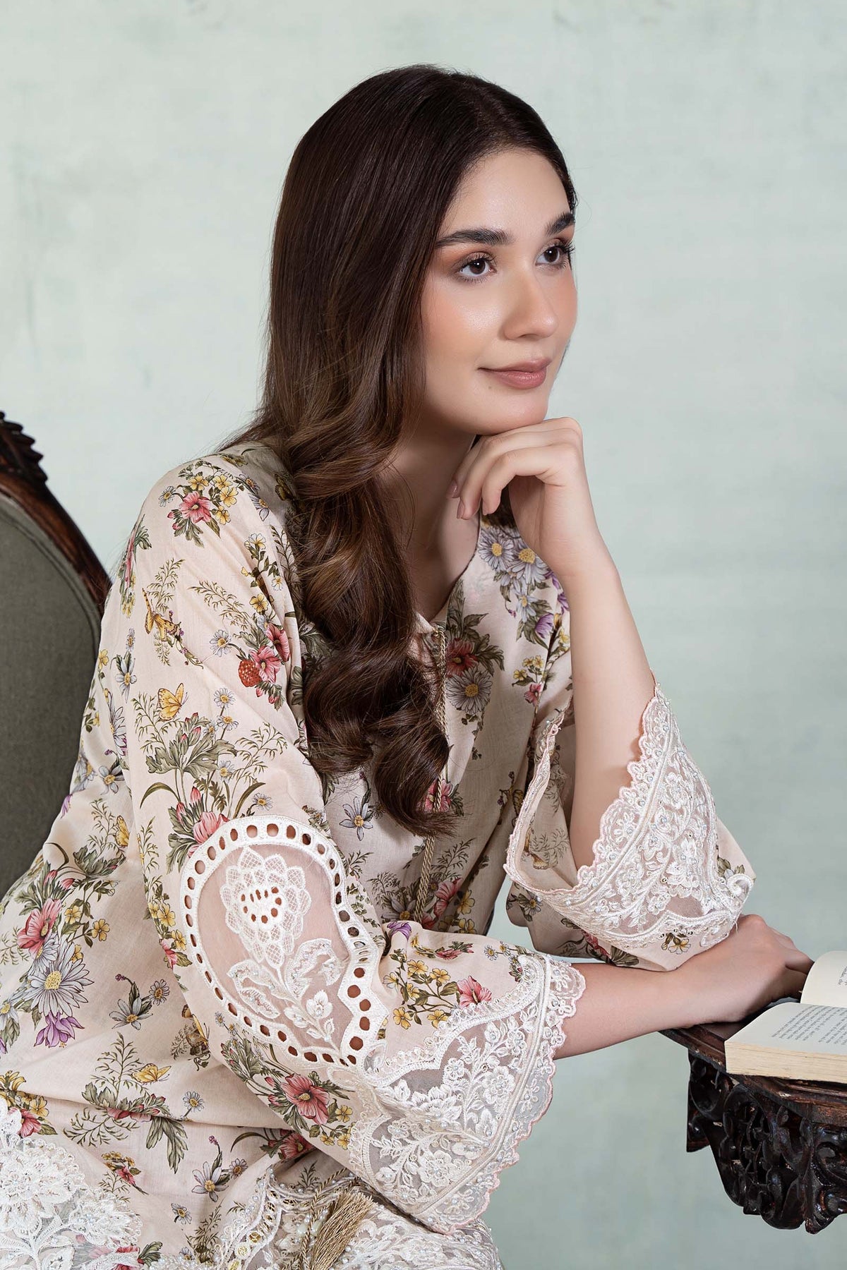 MARIA.B 3 Piece Printed Lawn Suit | DW-EA24-35