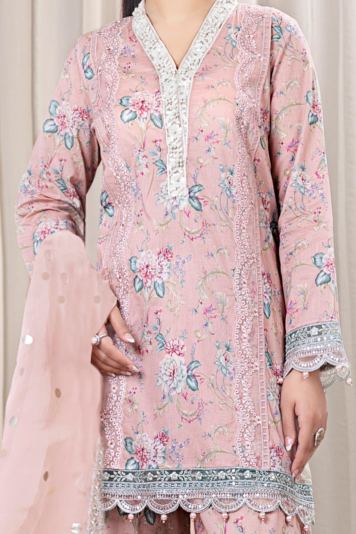 MARIA.B || 3 Piece Printed Lawn Suit DW24101