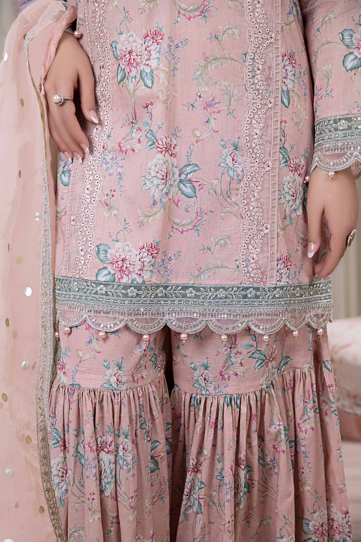 MARIA.B || 3 Piece Printed Lawn Suit DW24101