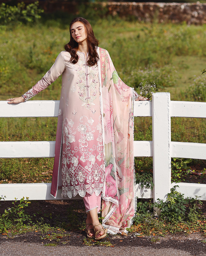 solace ombre chikankari