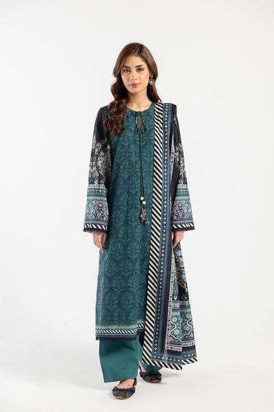 Ethnic 3Pc Printed khaddar Suit