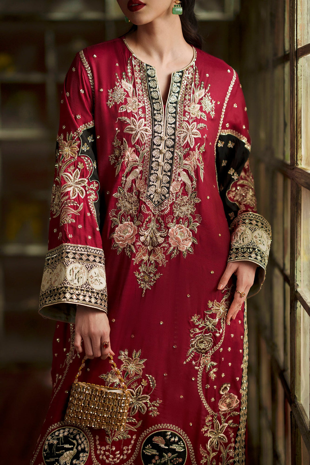EMBROIDERED KAFTAN