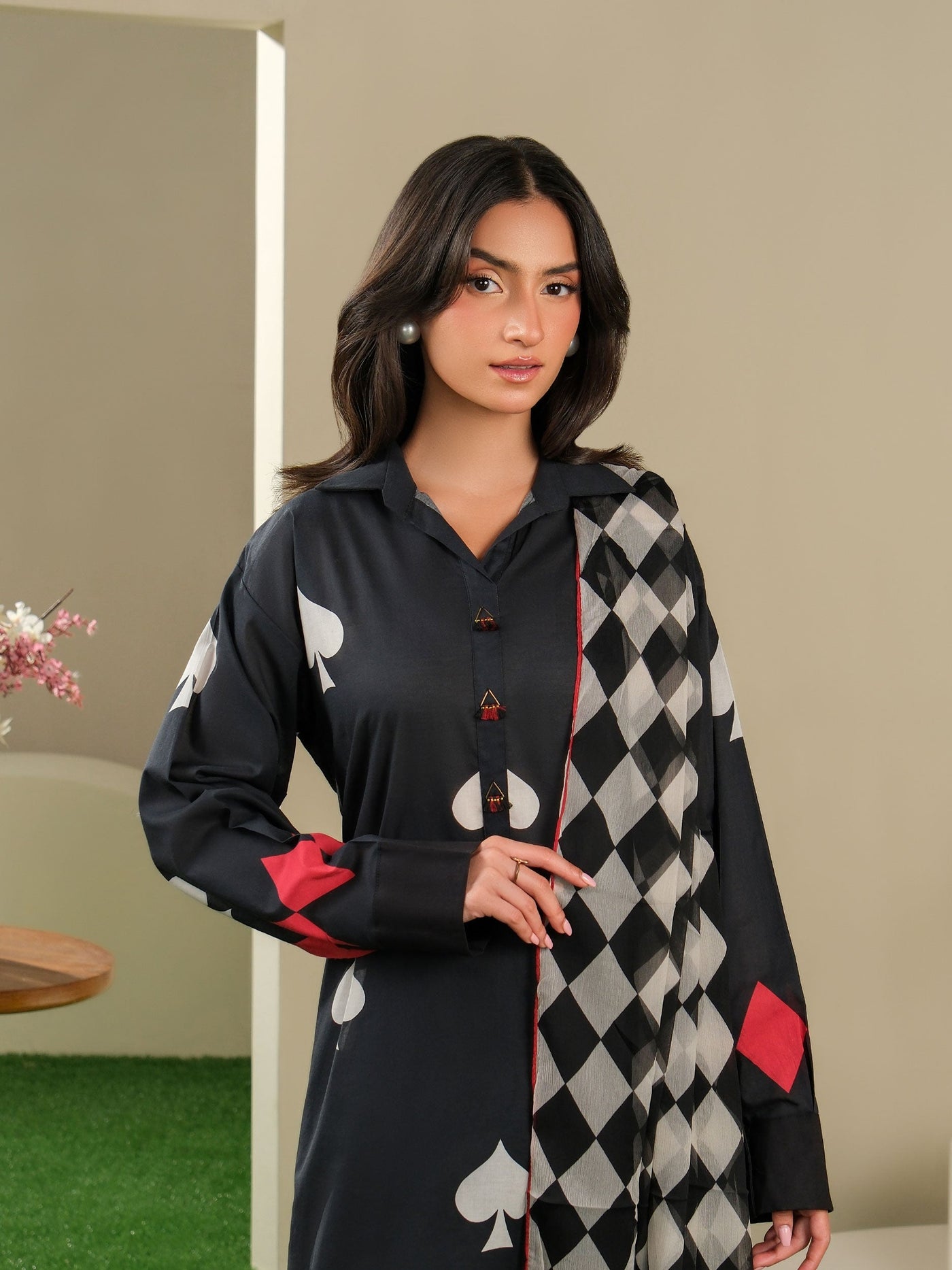 2 Piece Lawn Suit-Printed (Unstitched)