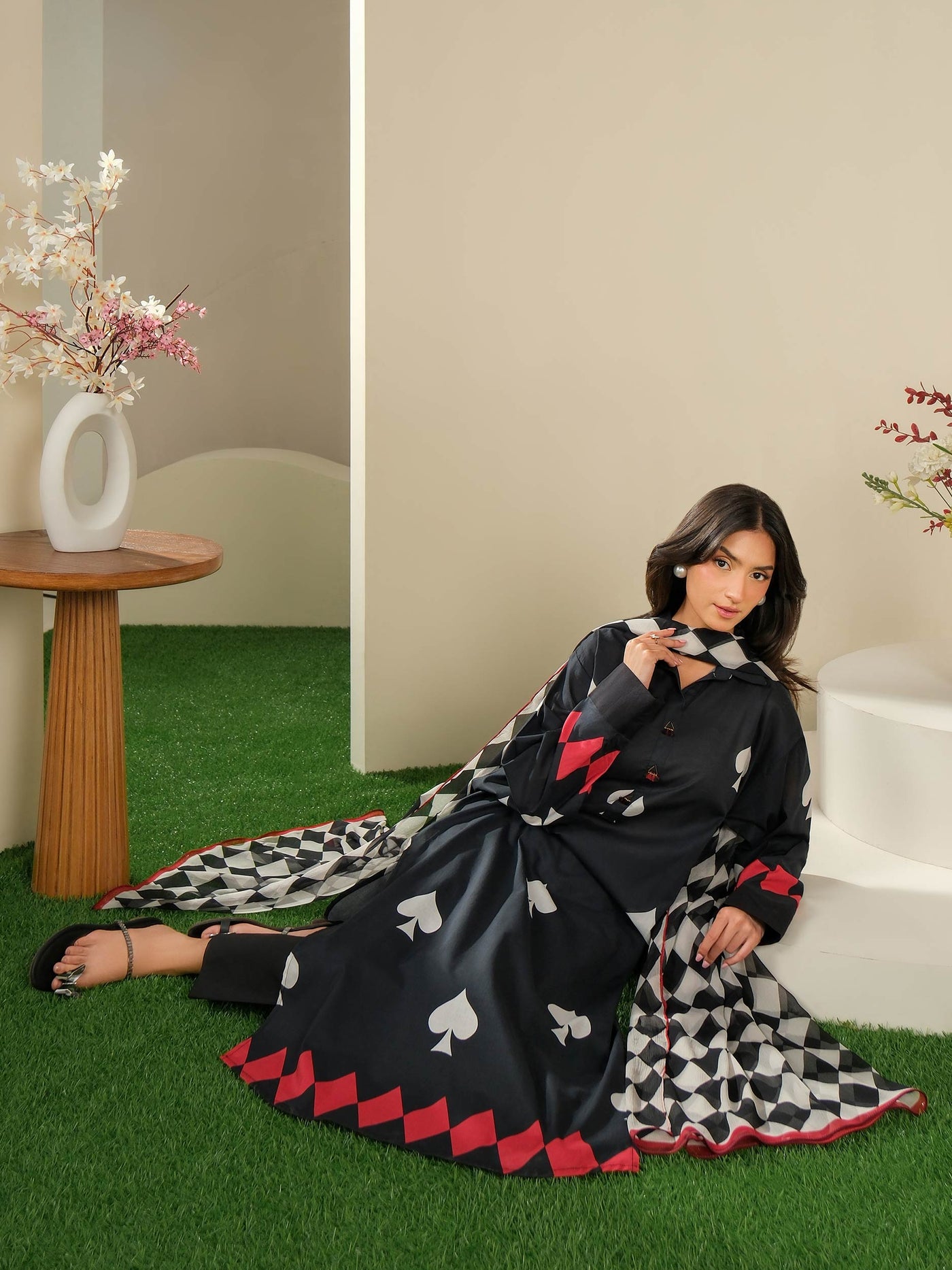 2 Piece Lawn Suit-Printed (Unstitched)