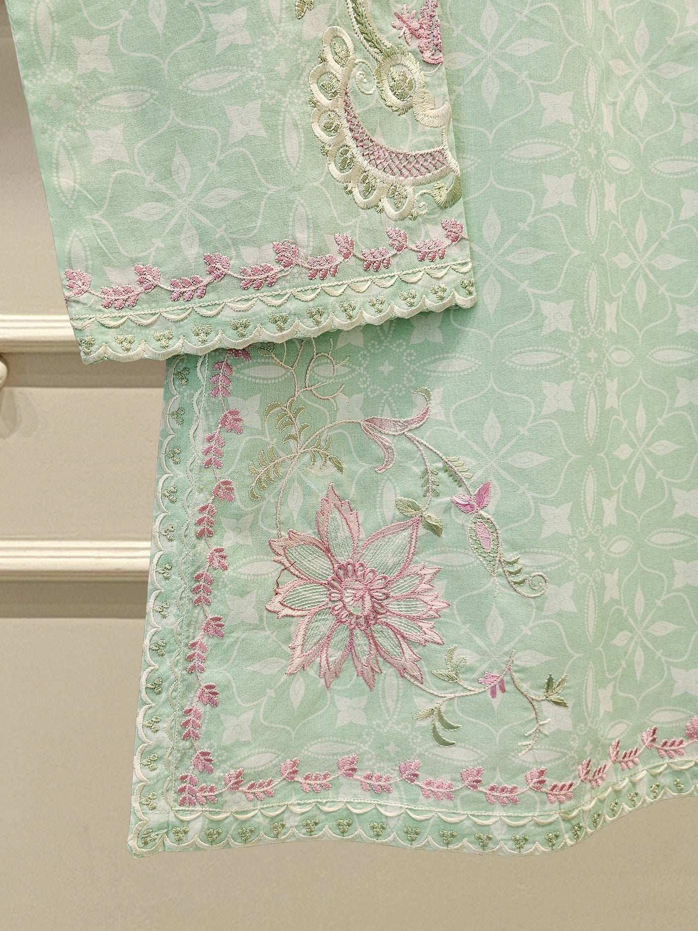 2 Piece - Digital Printed Embroidered Lawn Suit