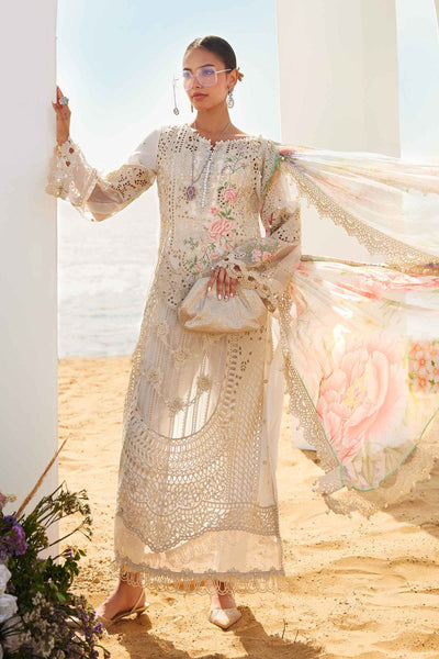 3 Piece Unstitched Embroidered Lawn Suit