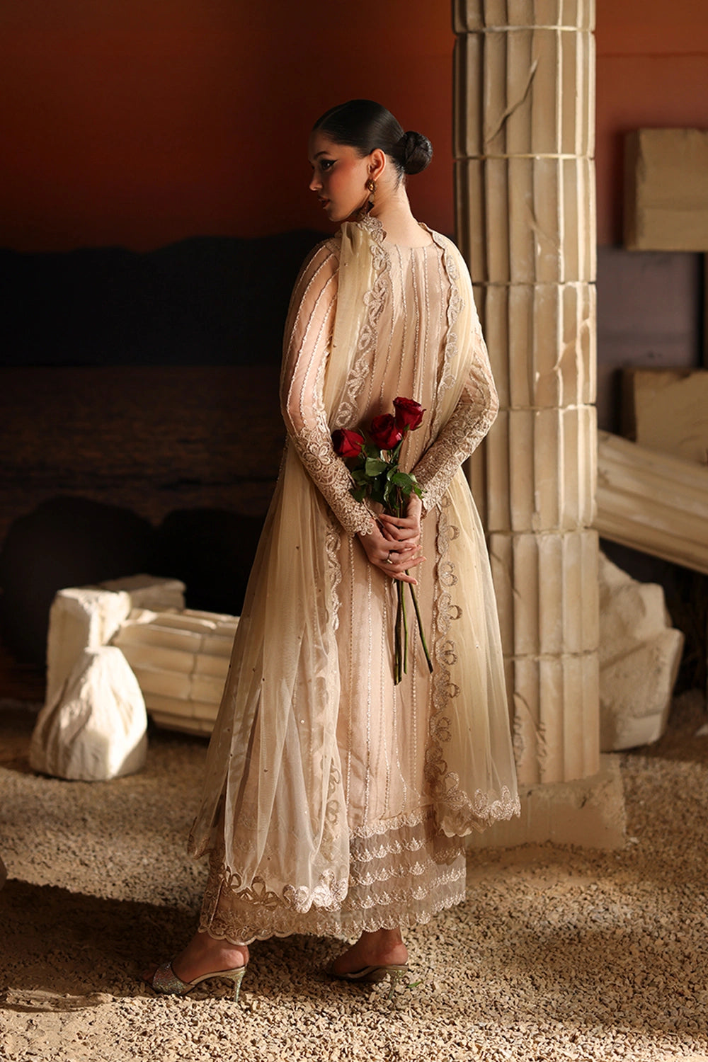 Luxe Embroidered Chiffon