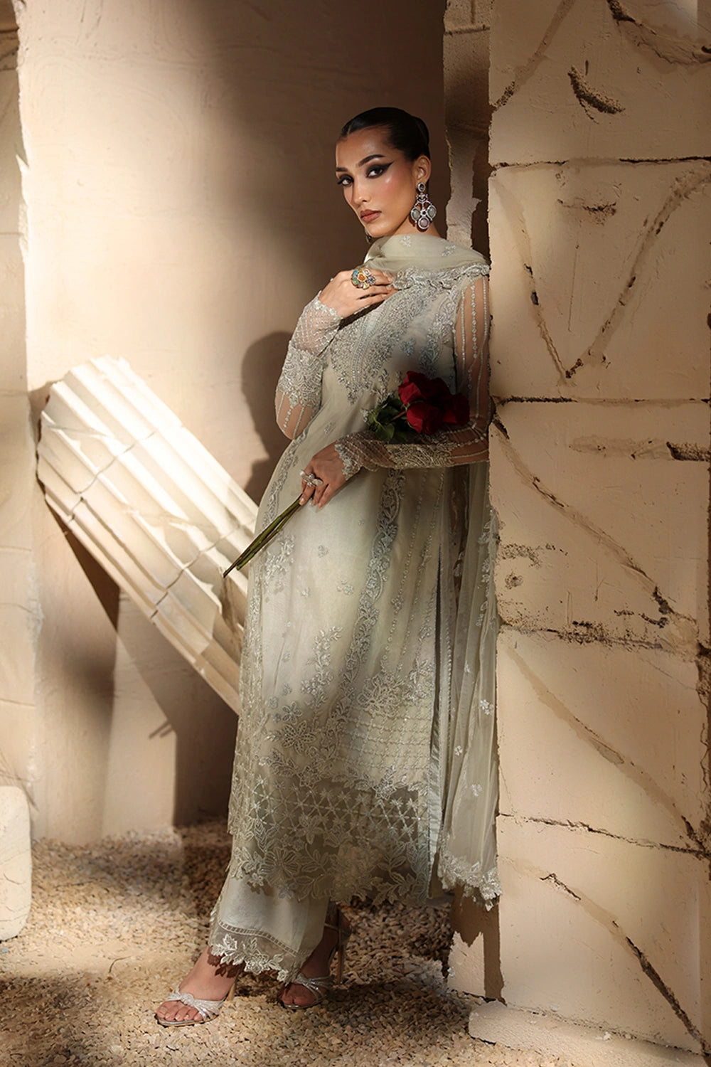 Luxe Embroidered Chiffon