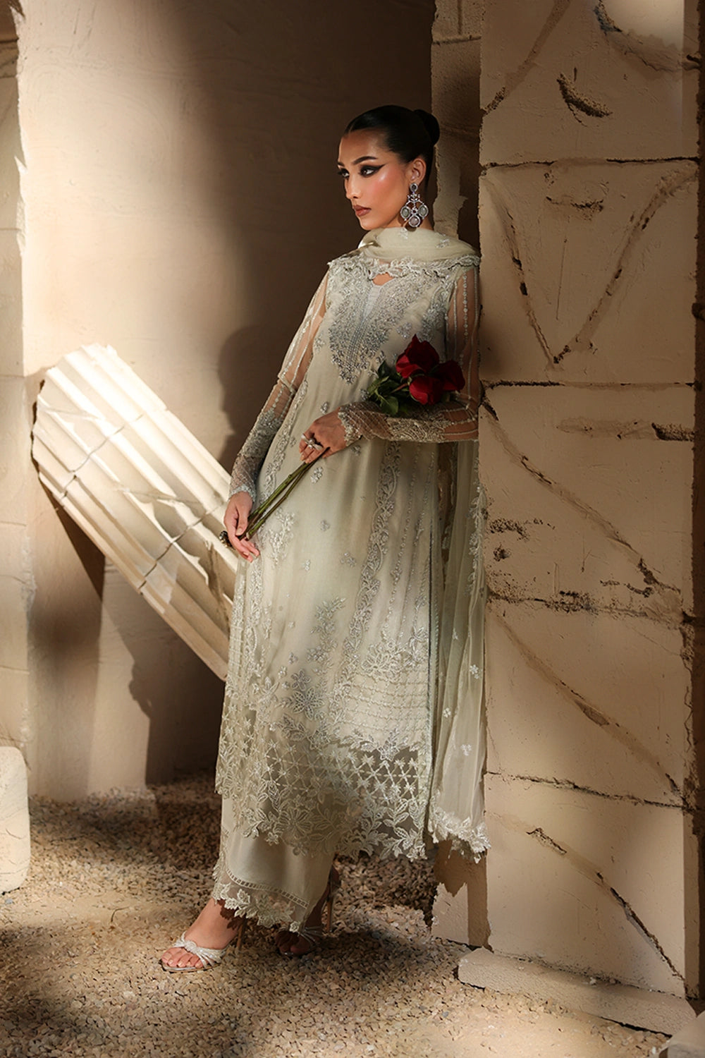 Luxe Embroidered Chiffon