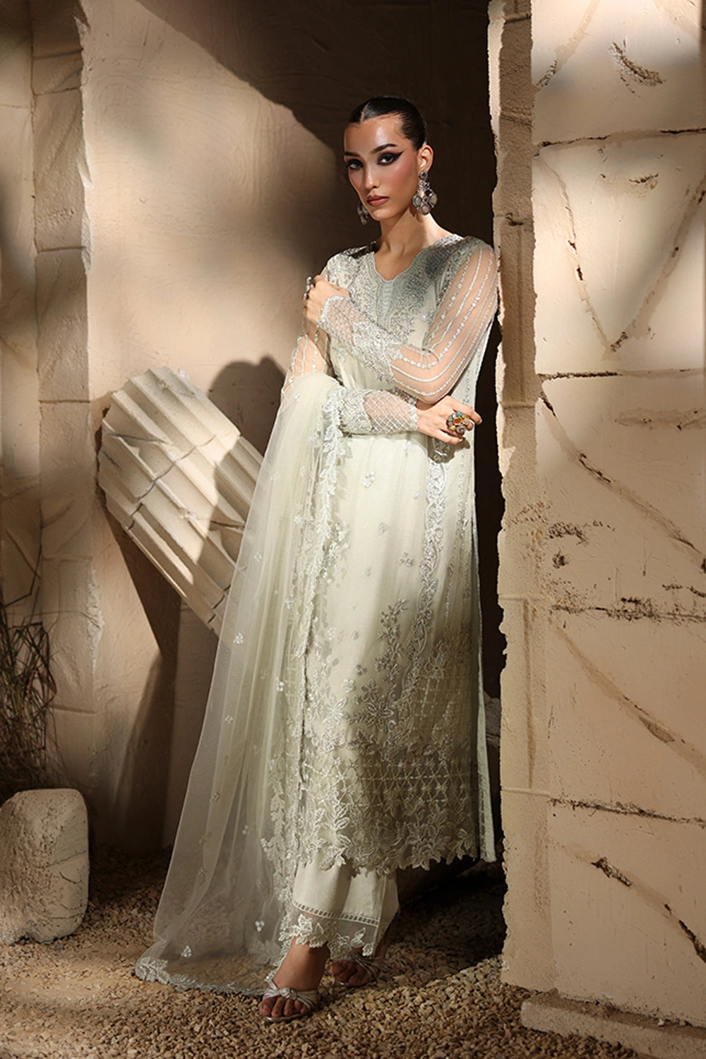 Luxe Embroidered Chiffon