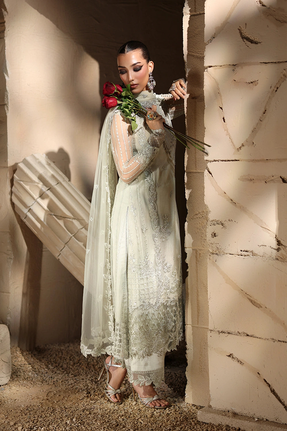 Luxe Embroidered Chiffon