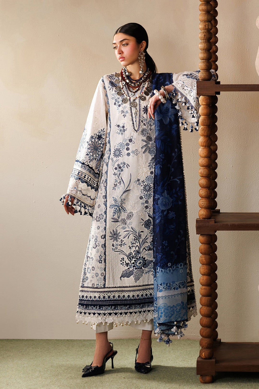 UNSTITCHED EMBROIDERED LAWN