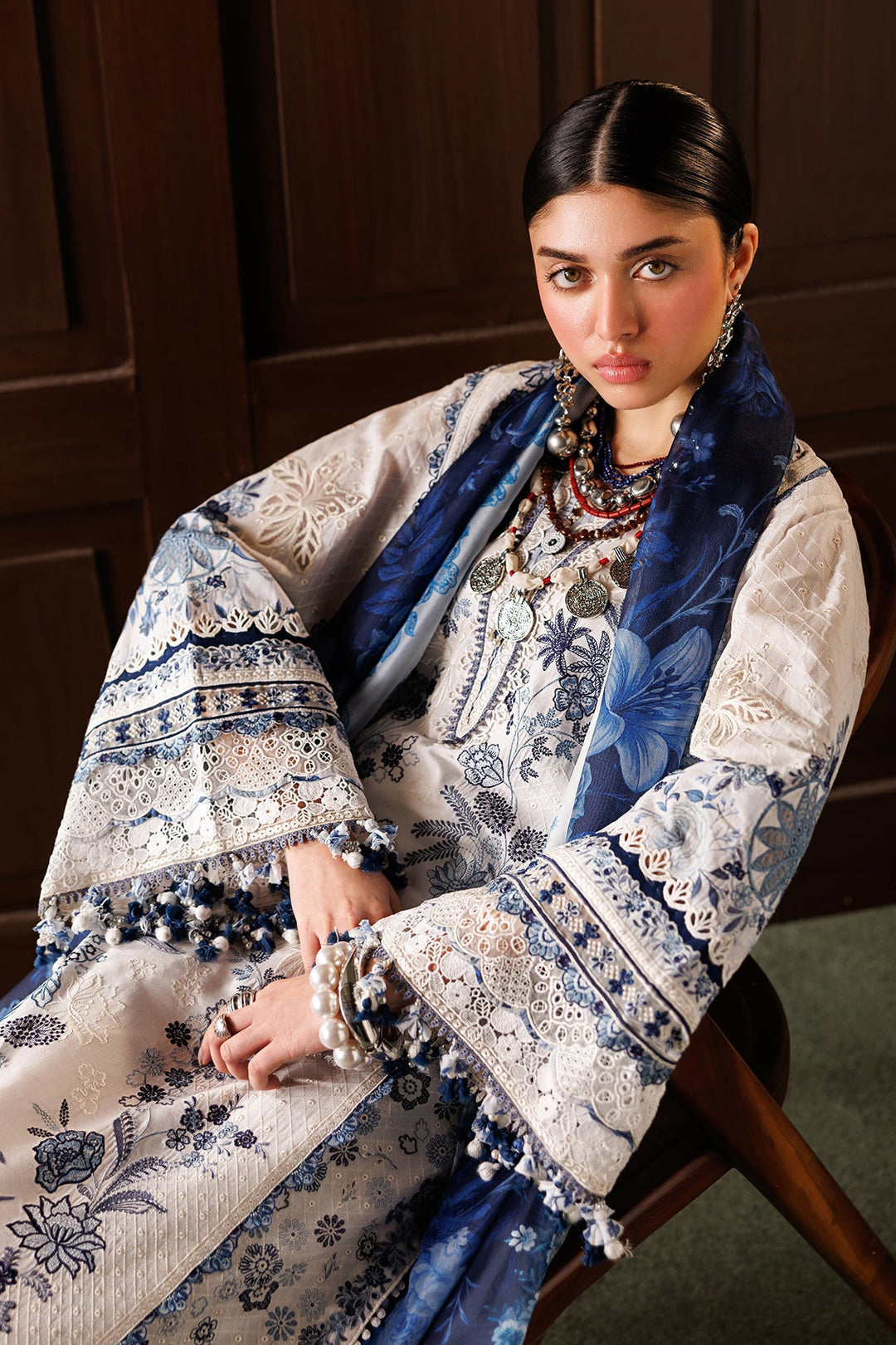 UNSTITCHED EMBROIDERED LAWN