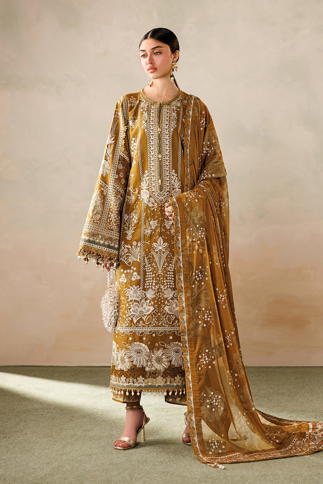 UNSTITCHED EMBROIDERED LAWN