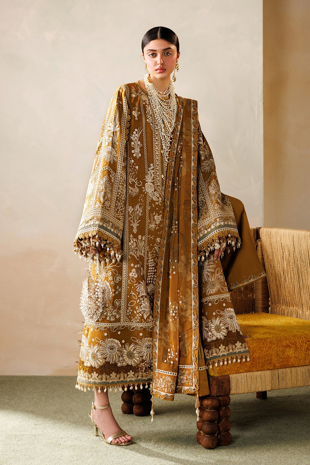 UNSTITCHED EMBROIDERED LAWN