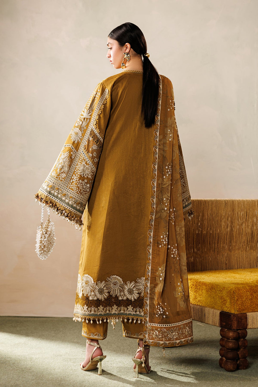 UNSTITCHED EMBROIDERED LAWN