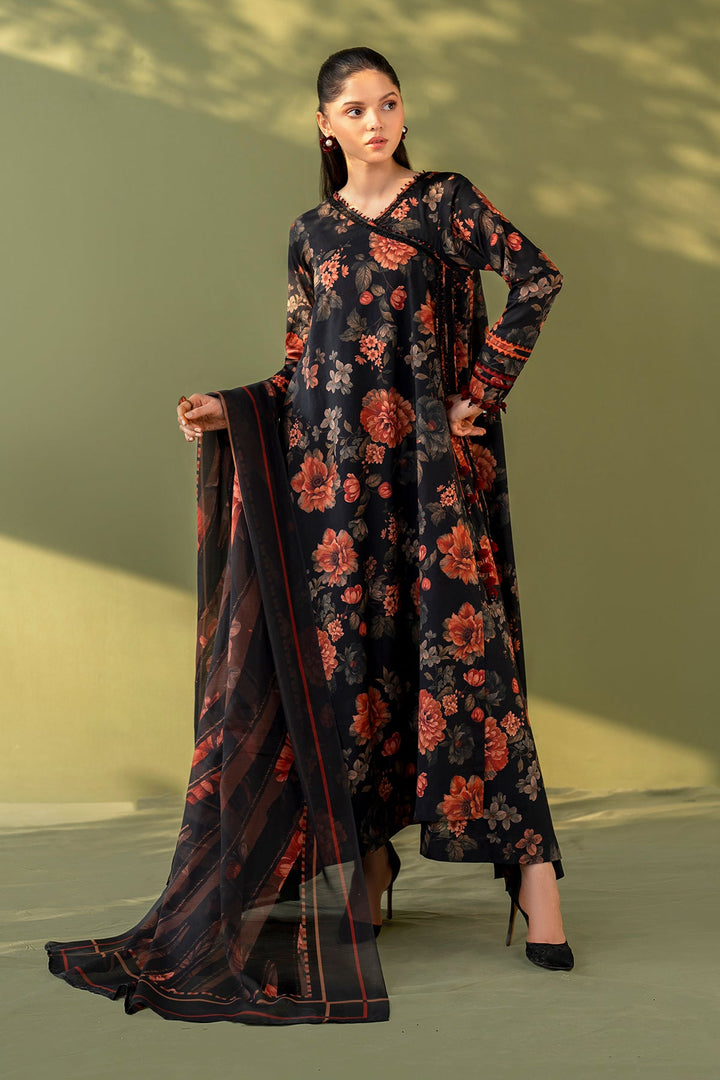 EMBROIDERED PRINTED LAWN