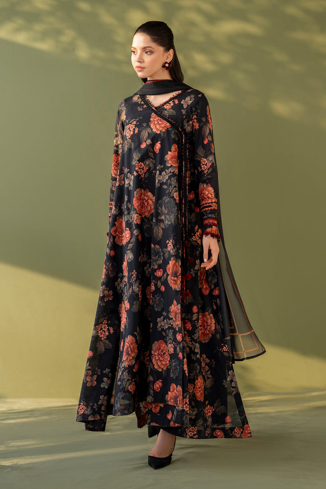 EMBROIDERED PRINTED LAWN