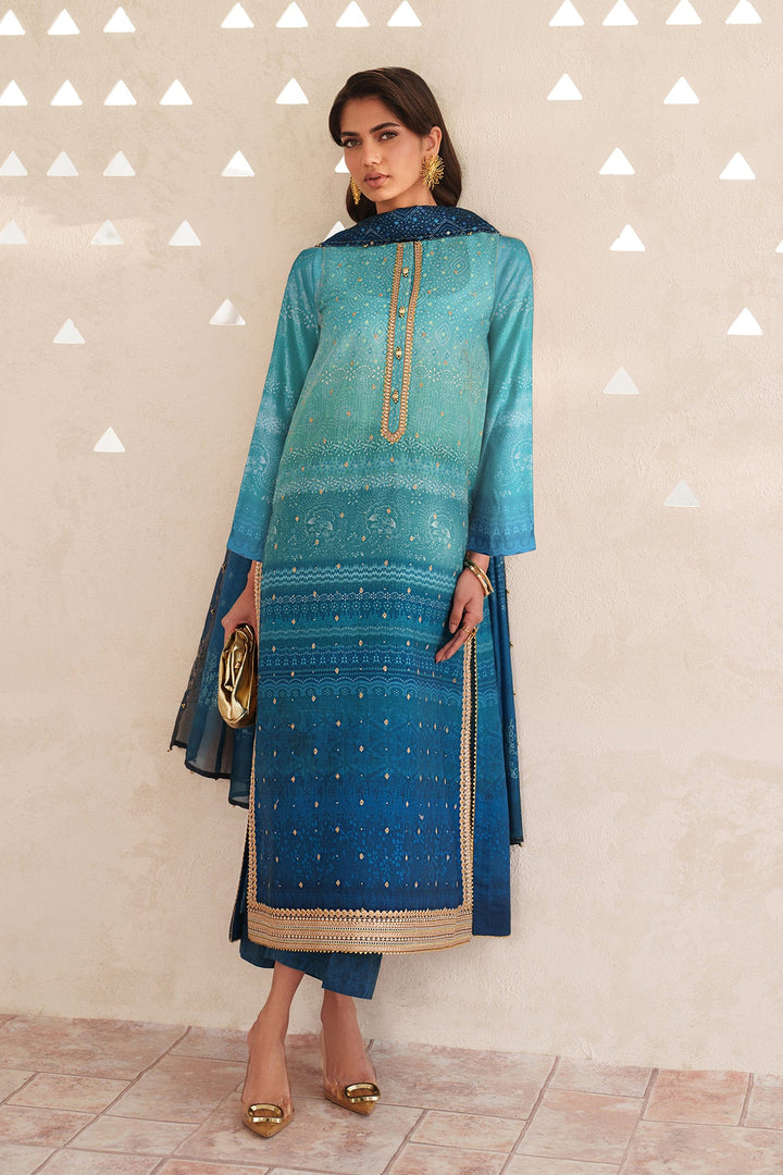 EMBROIDERED PRINTED LAWN