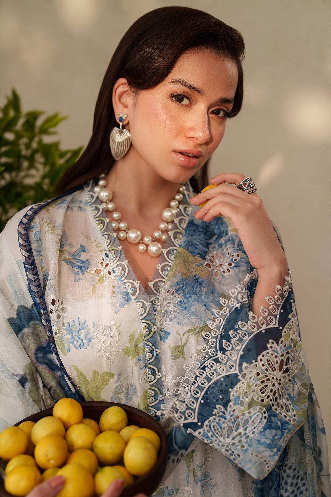 EMBROIDERED PRINTED LAWN