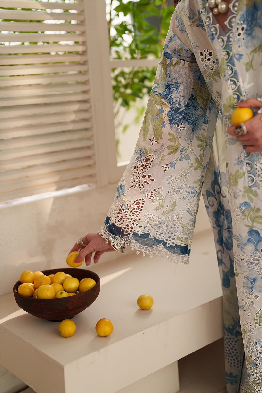 EMBROIDERED PRINTED LAWN
