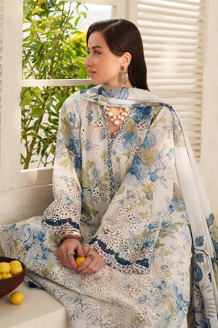 EMBROIDERED PRINTED LAWN