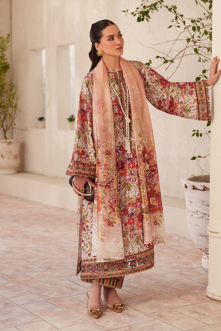 EMBROIDERED PRINTED LAWN
