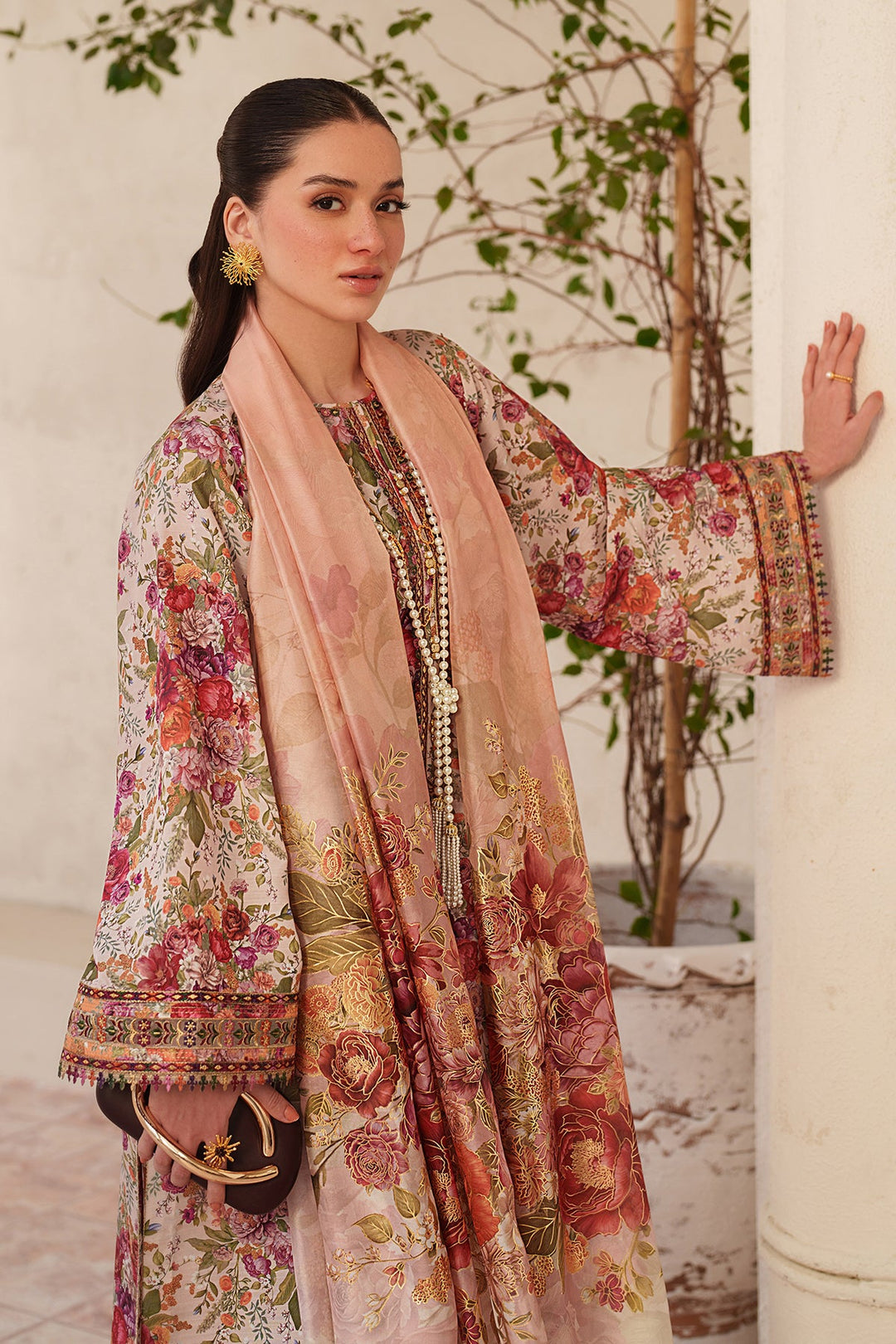 EMBROIDERED PRINTED LAWN